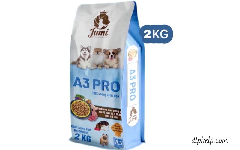 Thức Ăn Cho Chó Hạt nhỏ YUMI 2kg thơm ngon, bổ dưỡng hương vị hoàn hảo